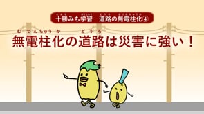 【十勝】無電柱化④「無電柱化の道路は災害に強い！」