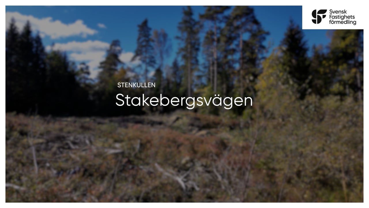 4 rum Tomt på Stakebergsvägen (97) Stenkullen Lerums kommun