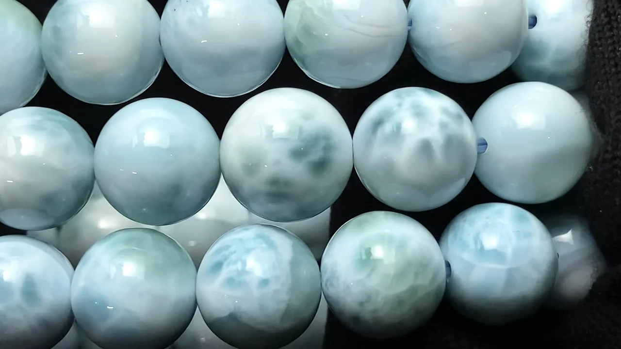 1点物】高品質◇激レア天然カラー！ パープルラリマー 11mm