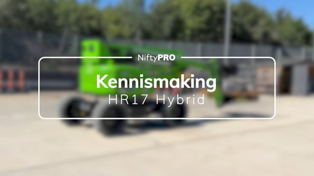 Kennismaking met de machine HR15/HR17 4x4 Hybrid (MK3)