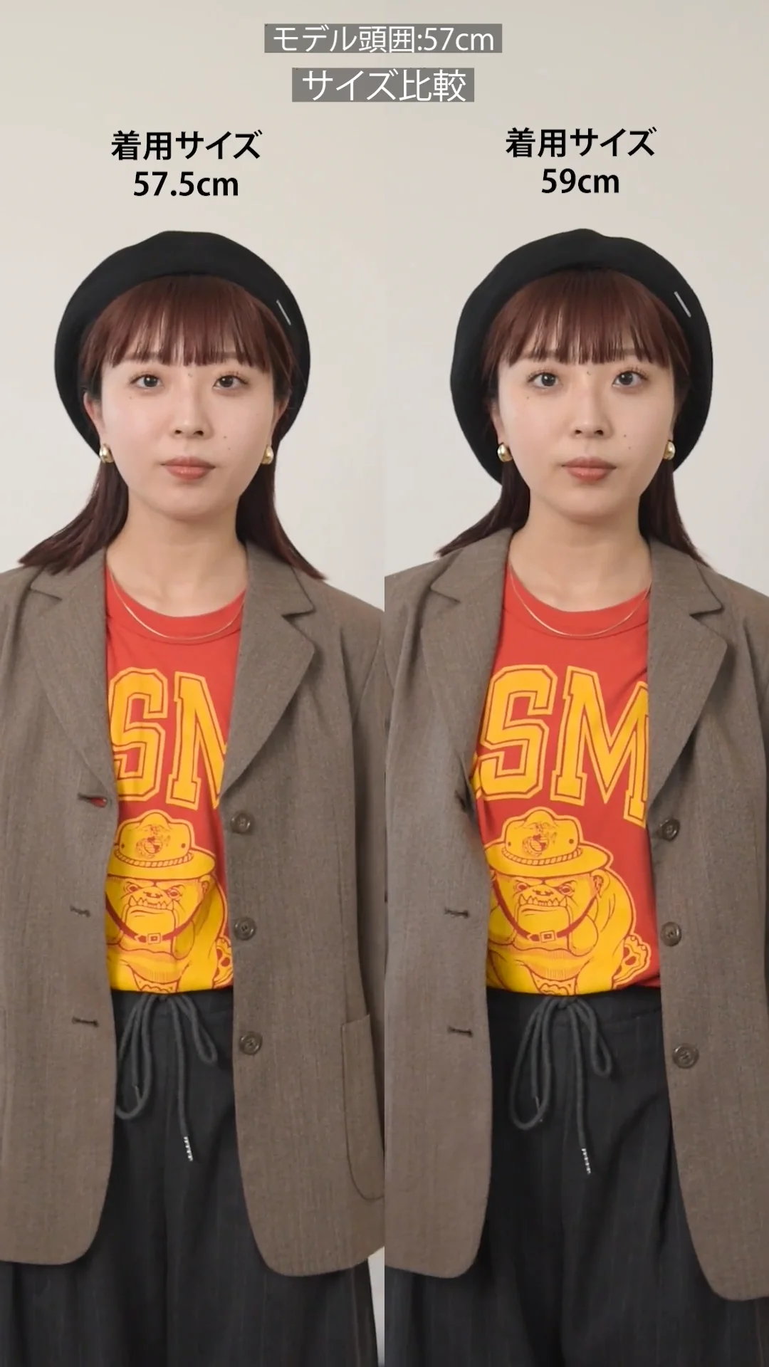 OVERRIDE BASQUE BASIC BERET | 59cm(59) BLACK (01) | OVERRIDE
