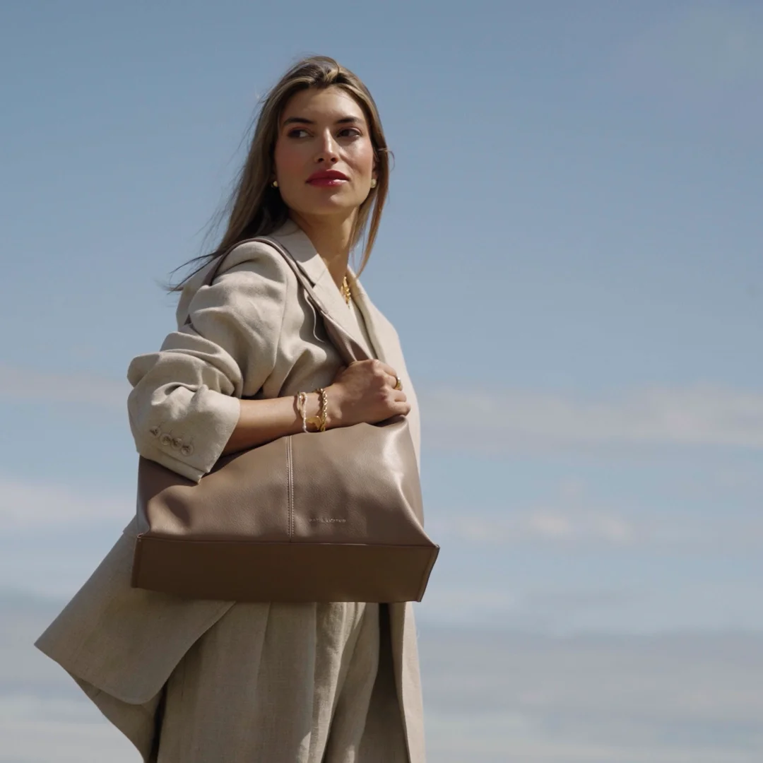 Laila Shoulder Bag in Mocha | Slouch Bag | Katie Loxton USA