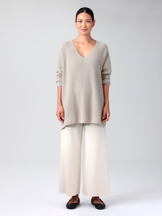 Organic Cotton Chenille V-Neck Top | EILEEN FISHER Organic Cotton Chenille V-Neck Top | EILEEN FISHER