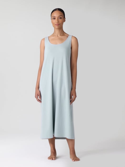 Organic Cotton Interlock Tank Sleep Dress | EILEEN FISHER Organic Cotton Interlock Tank Sleep Dress | EILEEN FISHER