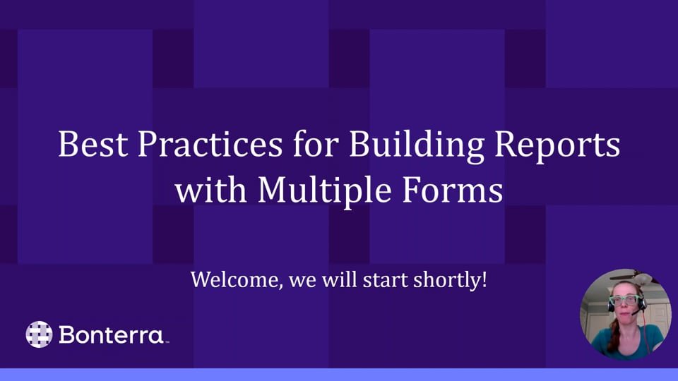 Building Reporting with Multiple forms: A Best Practice Guide