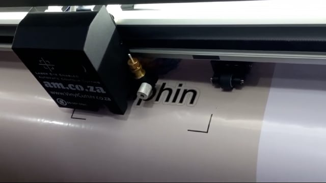 Vinyl Print and Cut demonstration