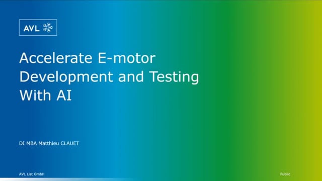 How to accelerate electric motor development and testing with AI