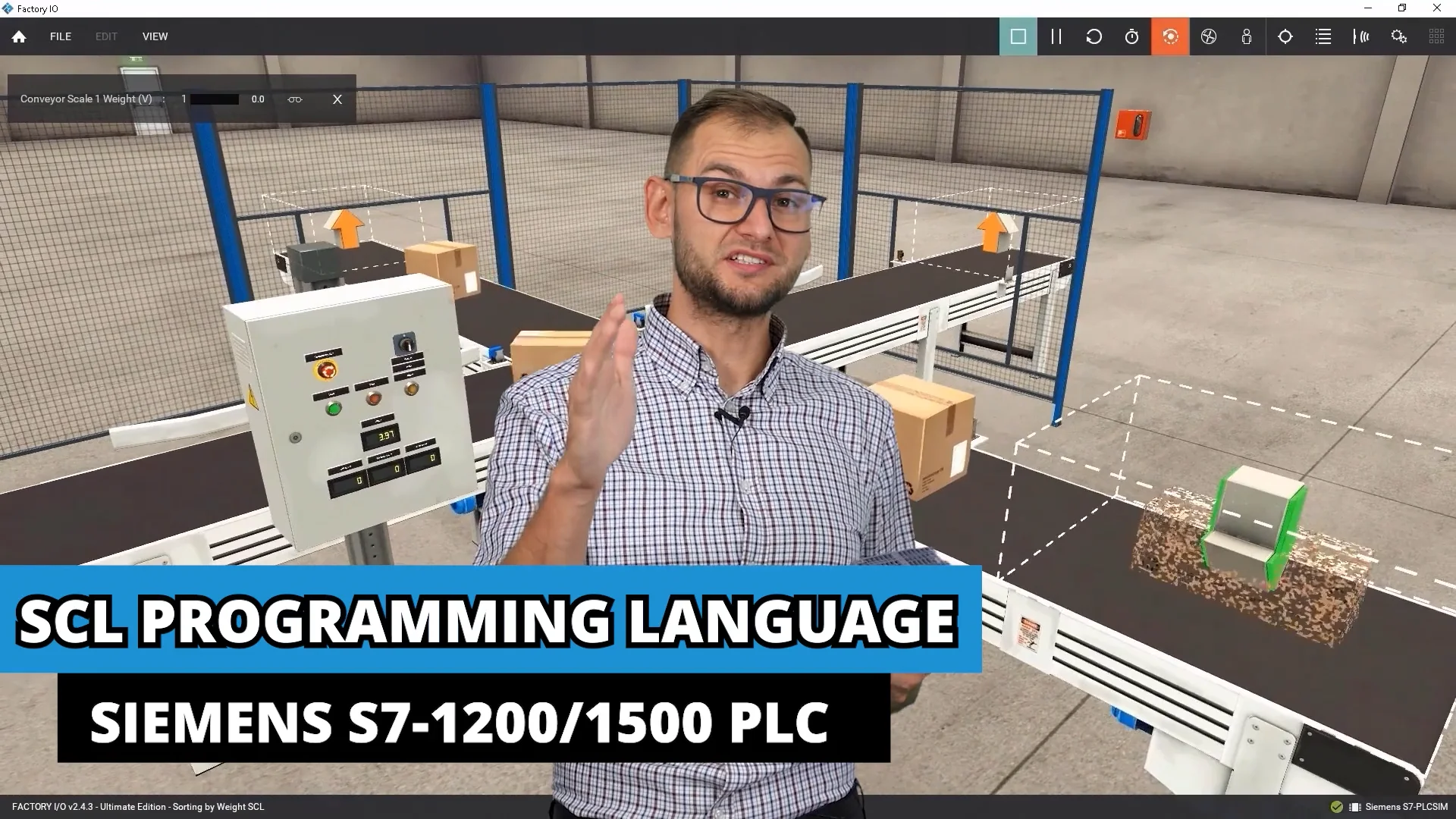 PLC programming in SCL language training
