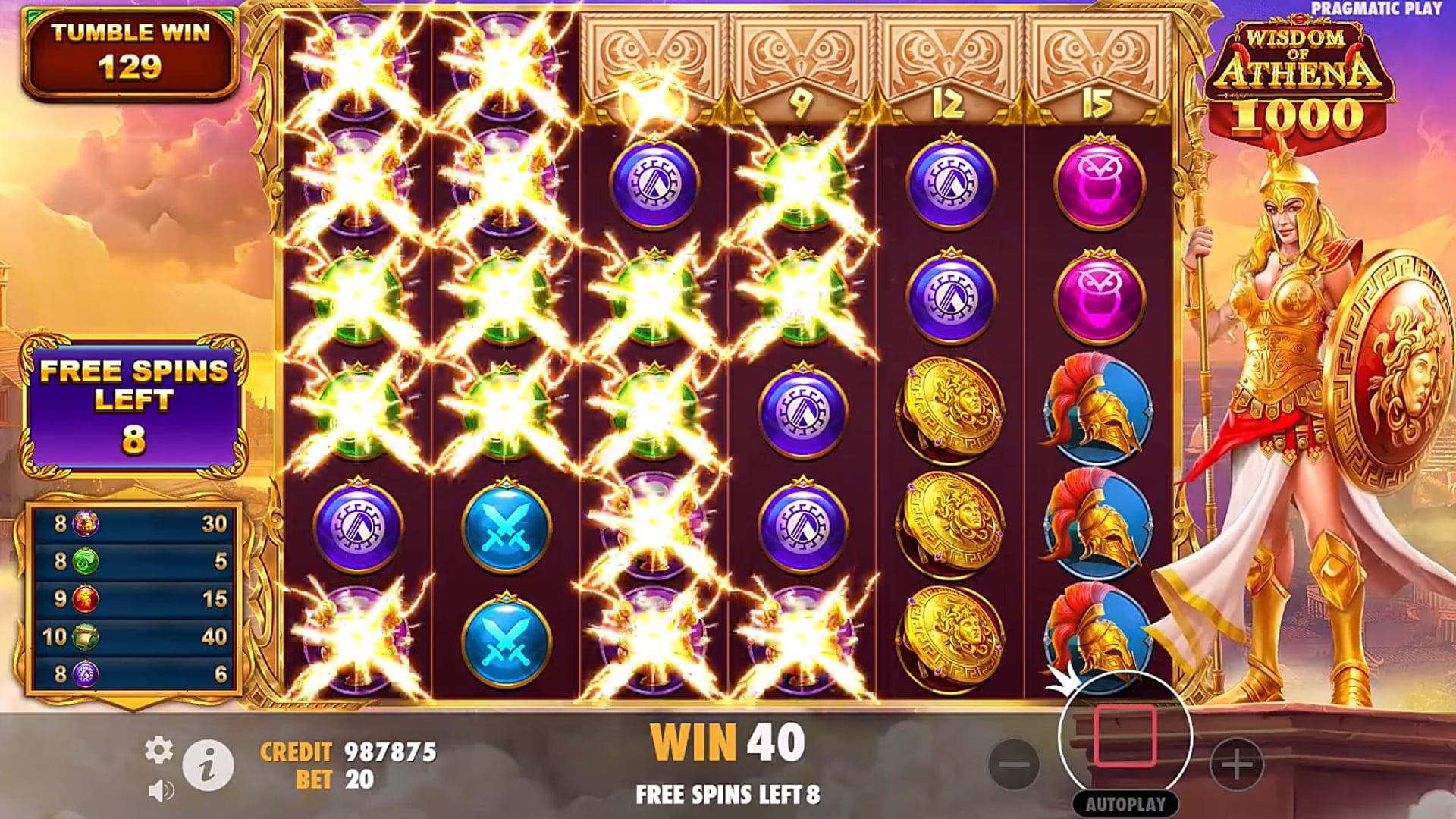 Wisdom of Athena | Free Spins | Pragmatic Play