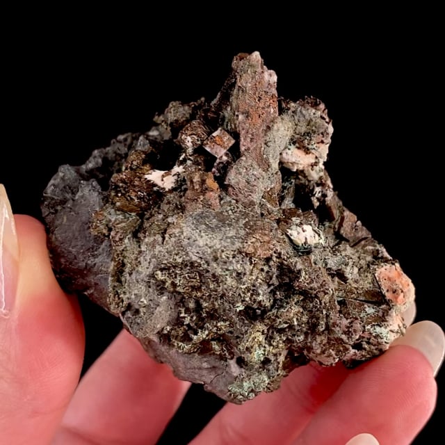 Copper pseudomorph after Laumontite (RARE)