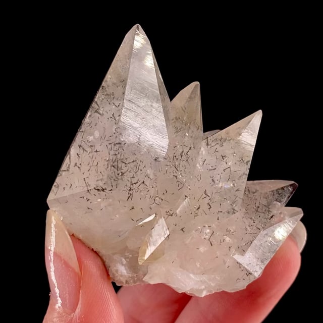 Calcite with Marcasite inclusions