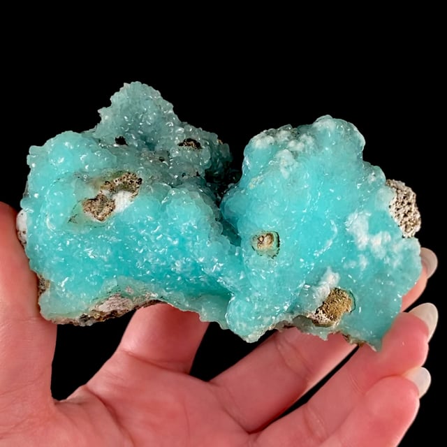 Smithsonite (Copper-bearing) (beautiful color)