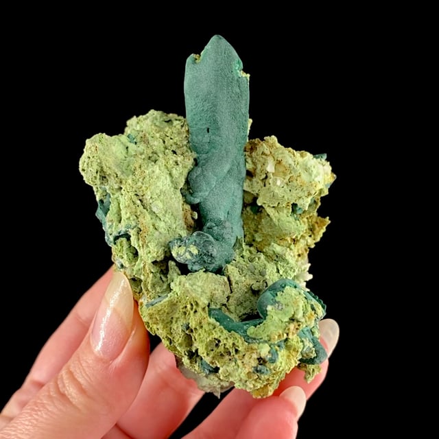 Malachite pseudomorph after Azurite