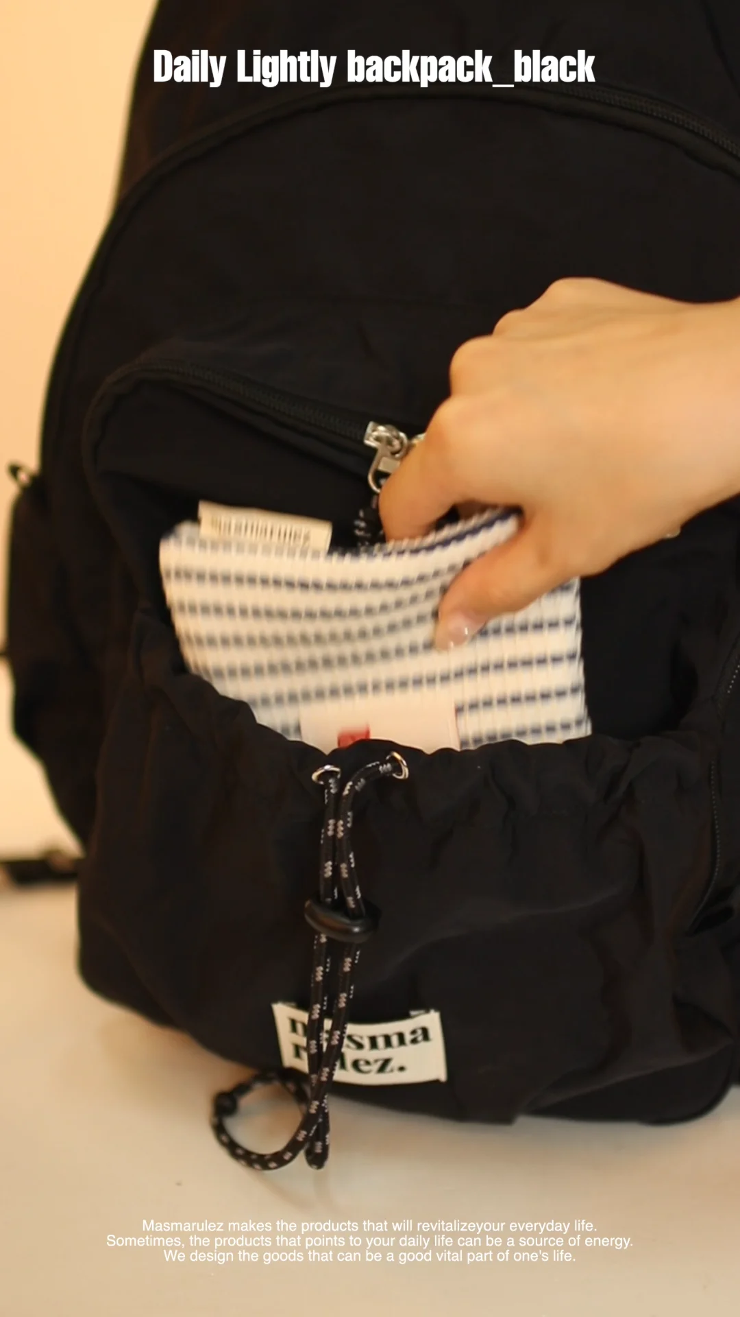 ◆masmarulez◆ Daily lightly backpack Black 5012435921 Daily lightly backpack _ Black masmarulez官方網站
