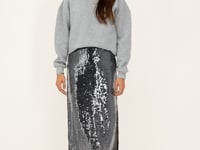 Black midi skirt with sequins | My Jewellery