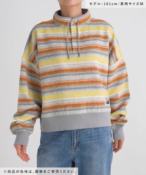 ヘリンボーンジャガードハイネックプルオーバー | [公式]ニコアンド