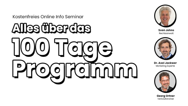 Alles über das 100 Tage Programm