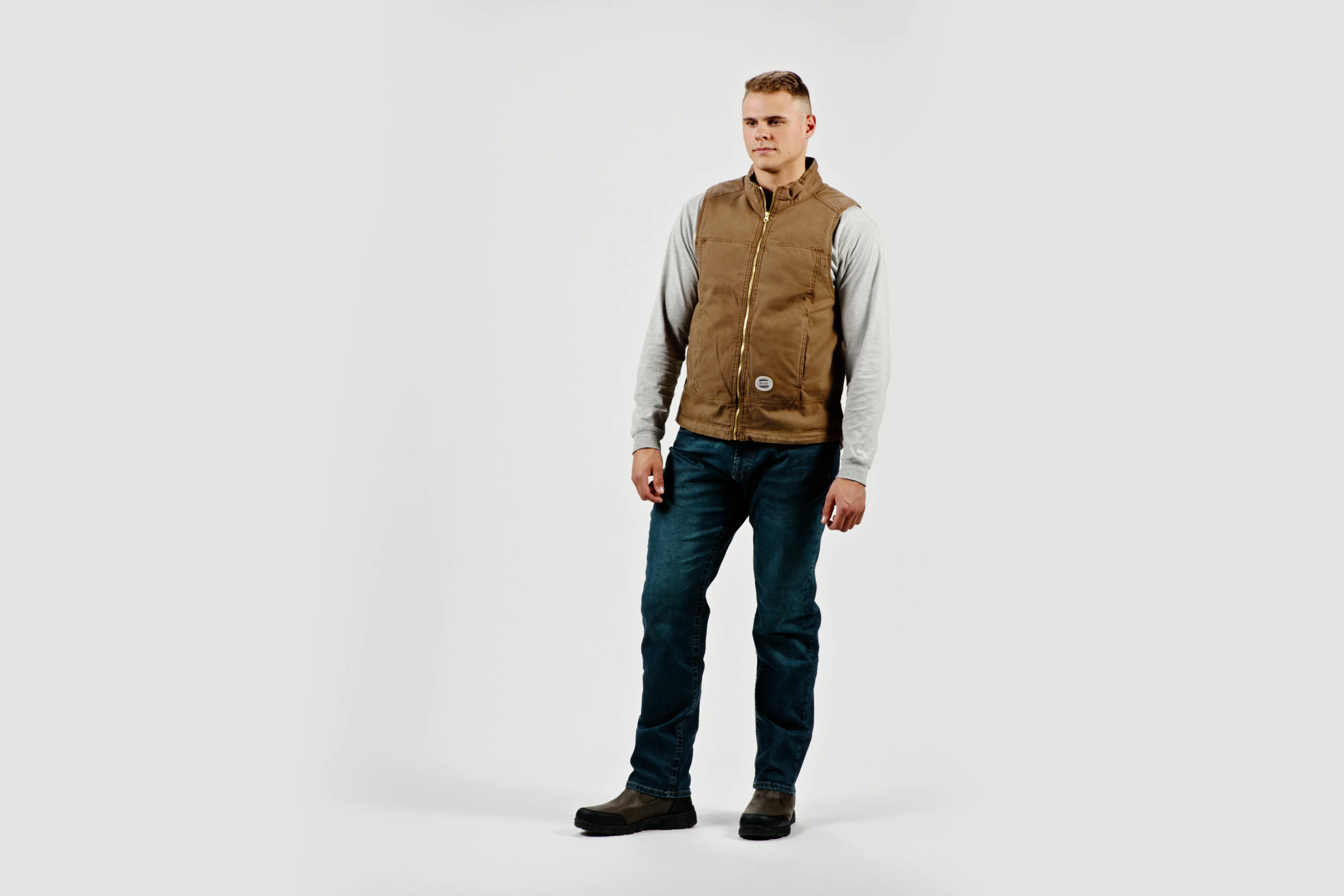 Vintage Washed Quilt- Lined Vest – Berne Apparel
