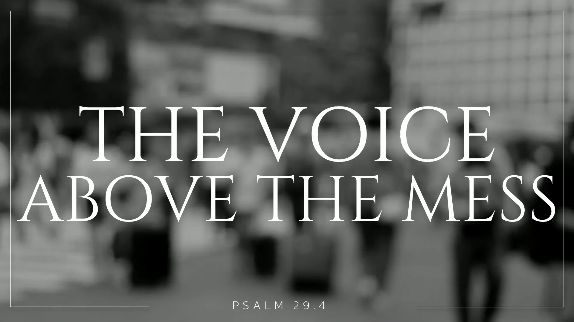 The Voice of Mercy