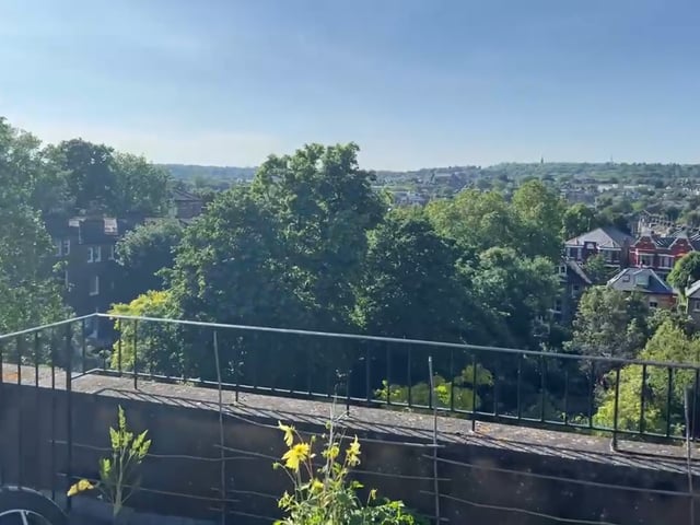 Video 1: View from living room, also view from bedroom window.