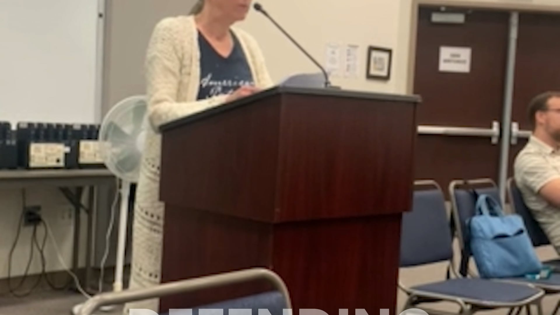 Shannon Ayres speaks on TASB123 at Plano ISD School Board Meeting