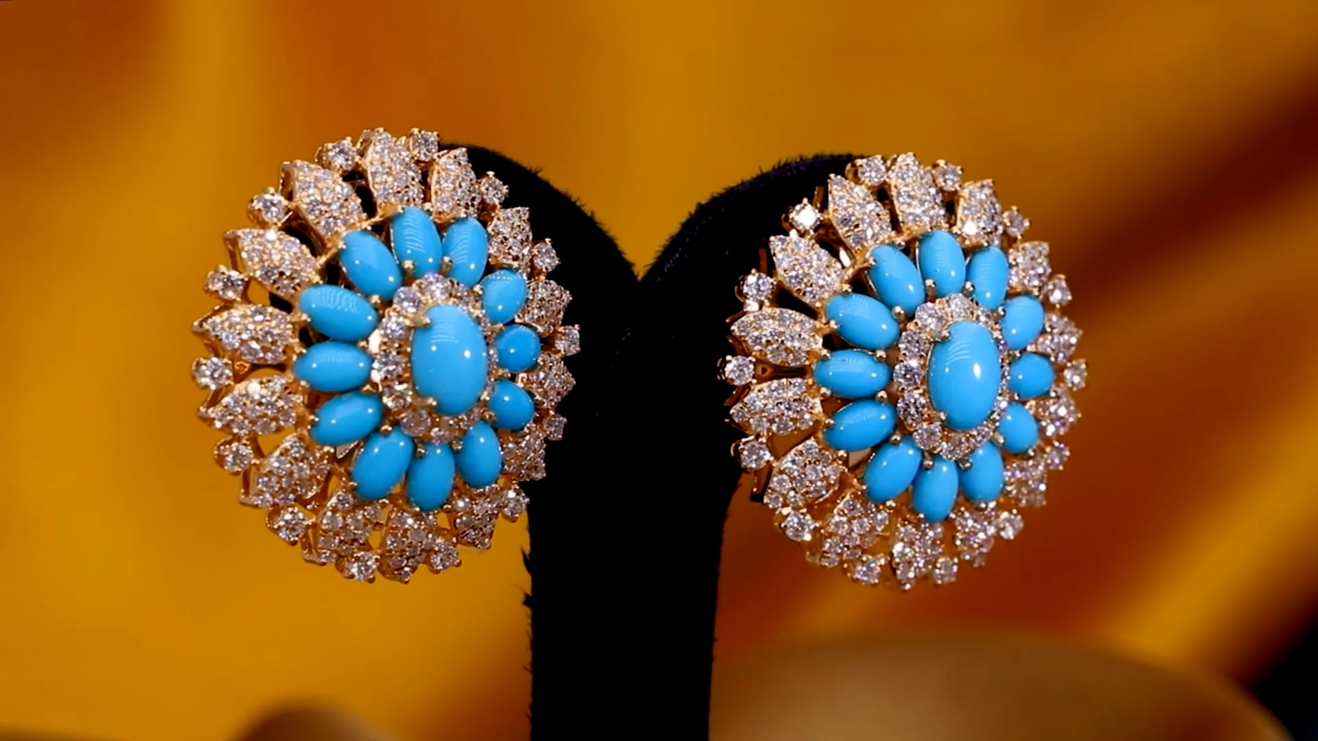 Boucles d'oreilles Eternamé Cocktail Turquoises
