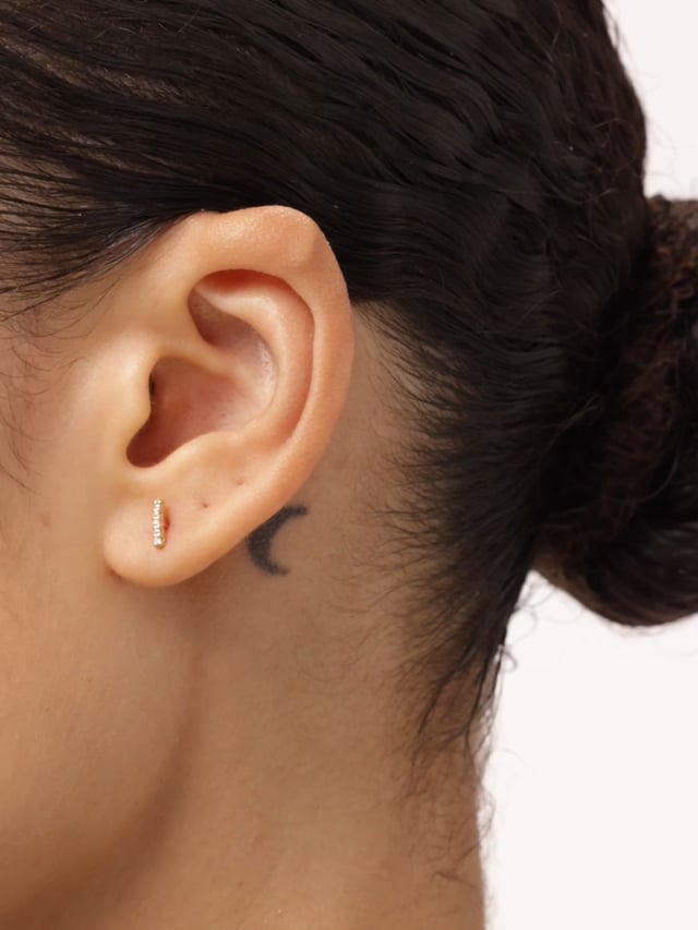 Gold stud earrings online hotsell
