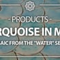 Video: Fish scale tiles - "Turquoise in Mist" set from the "Water" series Mermaid mosaic tiles
