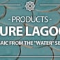 Video: Fish scale tiles - "Azure Lagoon"  set from the "Water" series Mermaid mosaic tiles