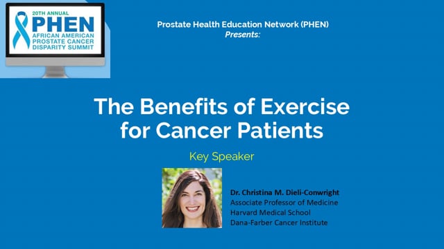 The Benefits of Exercise for Prostate Cancer Patients