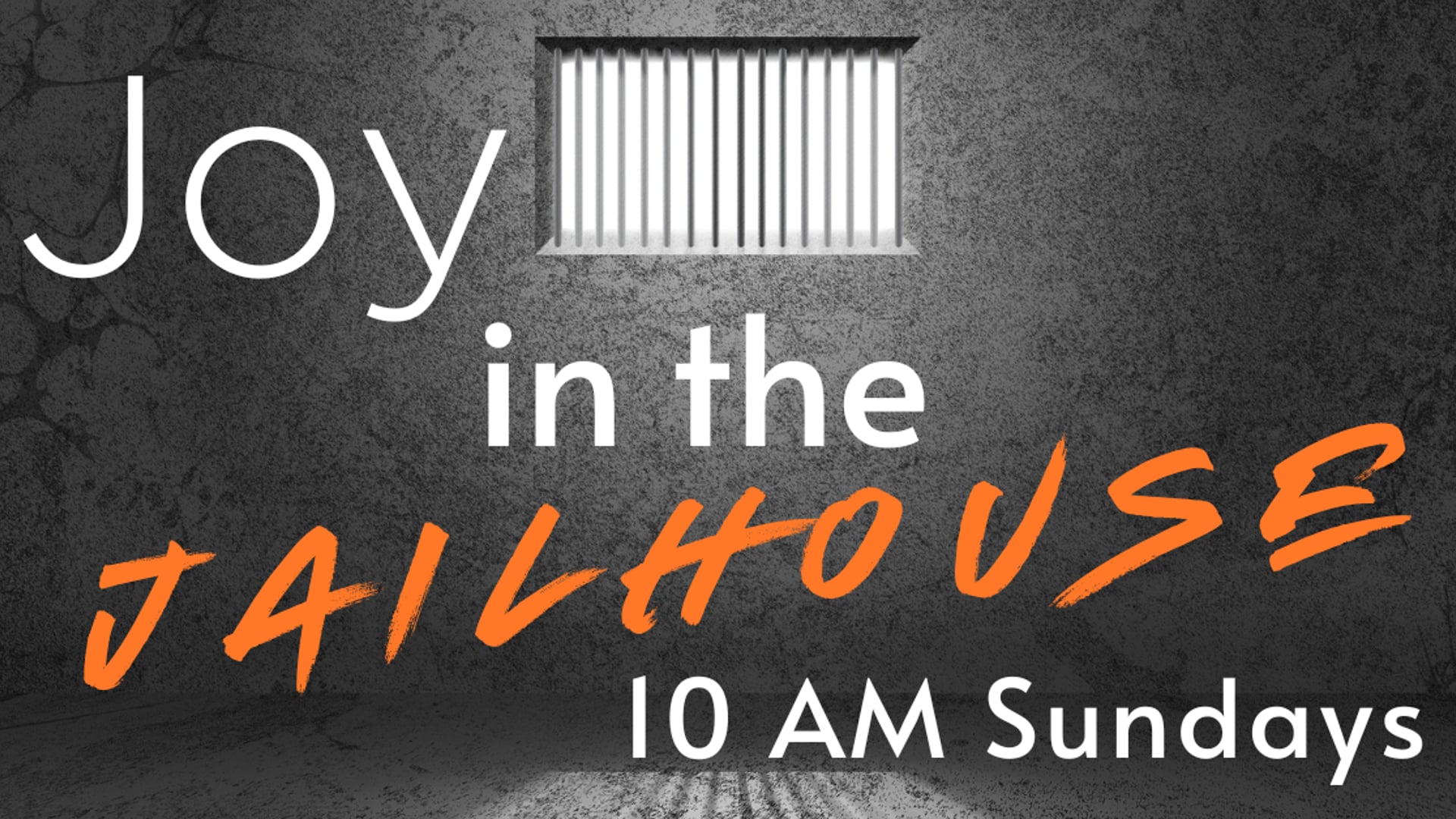 Joy in the Jailhouse - Oct. 6, 2024