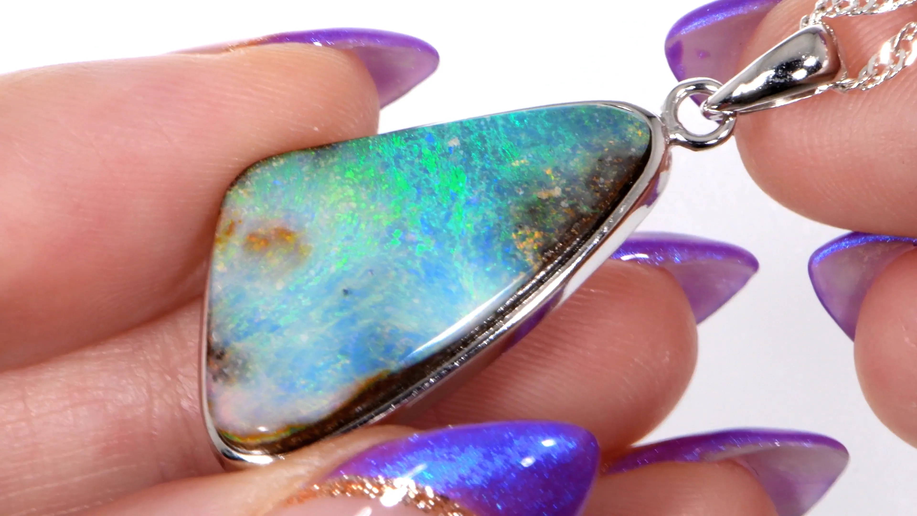 Opal boulder 26.95 carats - pendant cabochon natural stone - Australia // Ref high quality F97