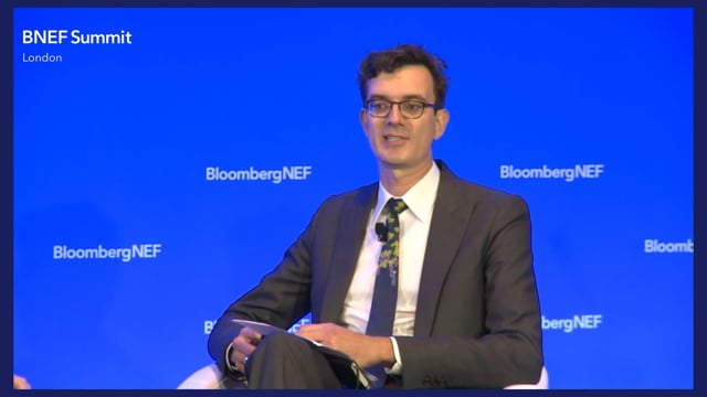 Watch "<h3>Executive Dialogue: Sustainable Fuels in Shipping and Power</h3>
Håkan Agnevall, President & Chief Executive Officer, Wartsila
Moderated by David Hostert, Global Head of Economics & Modeling, BloombergNEF"