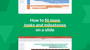 How to Get More Tasks and Milestones on a Slide | Office Timeline