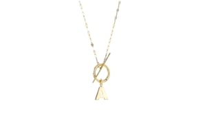 14kt Yellow Gold Initial Charm