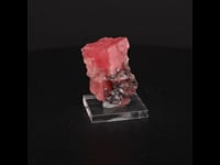 60936 - Rhodochrosite,Fluorite