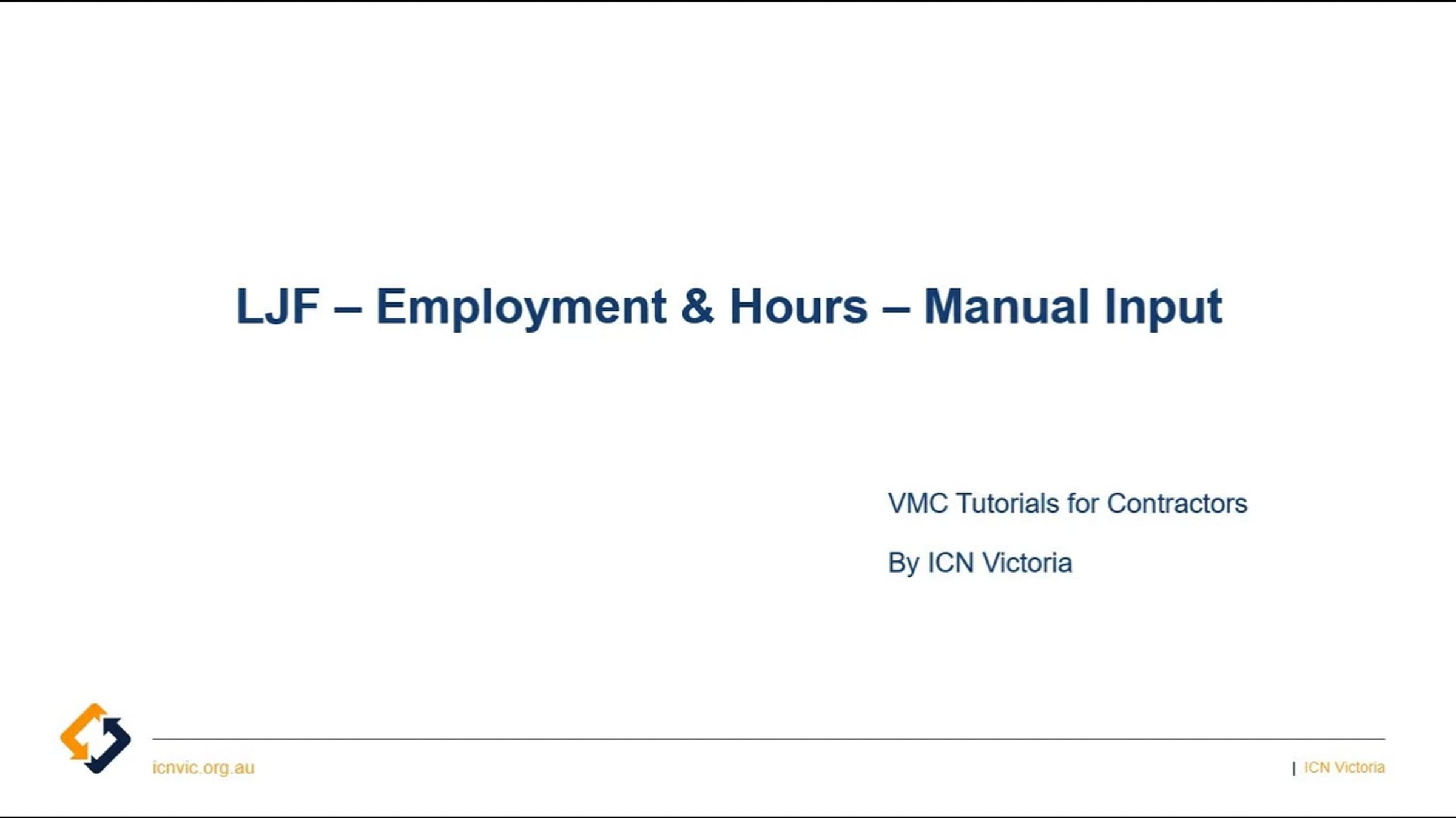 Ljf employment hours manual input