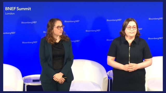 Watch "<h3>BNEF Talk: Who Are the Next New Entrants in Clean Energy?</h3>
Rose Oates, Renewable Fuels Associate, BloombergNEF
Meredith Annex, Head of Clean Power Research, BloombergNEF"