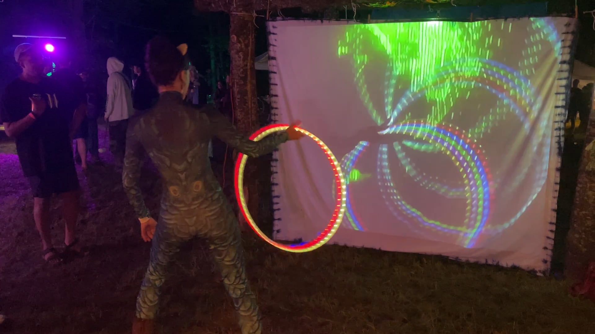 light painting with hoops 2