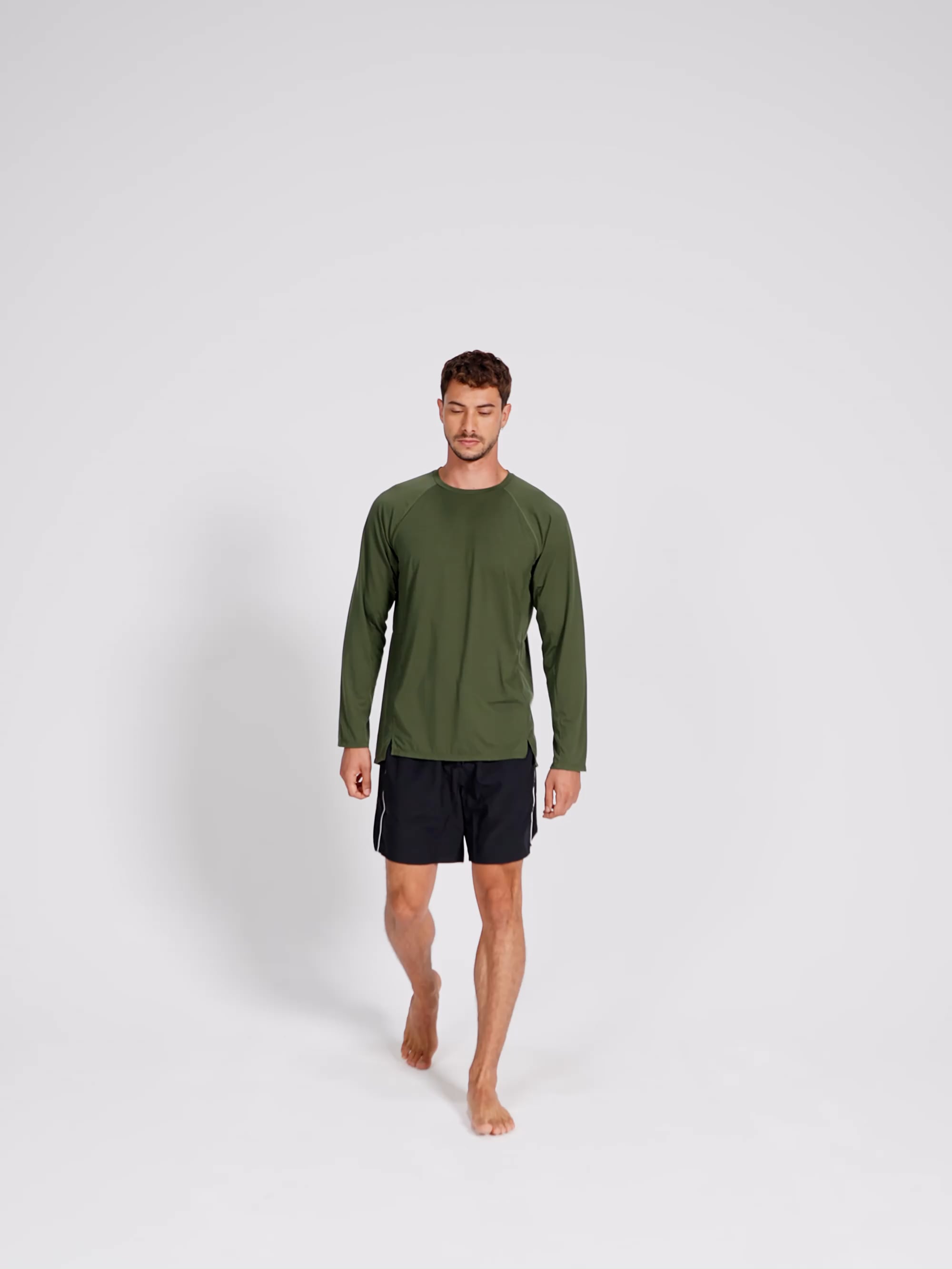 חולצת יוגה שרוול ארוך