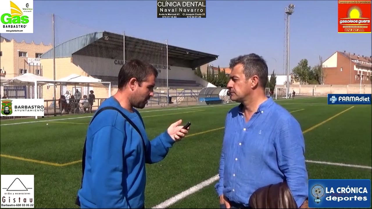 JUAN CARLOS CASTRO (Entrenador Sabadense) AD Alfindén 1-2 CD Sadabense / J6 - Regional Preferente G1