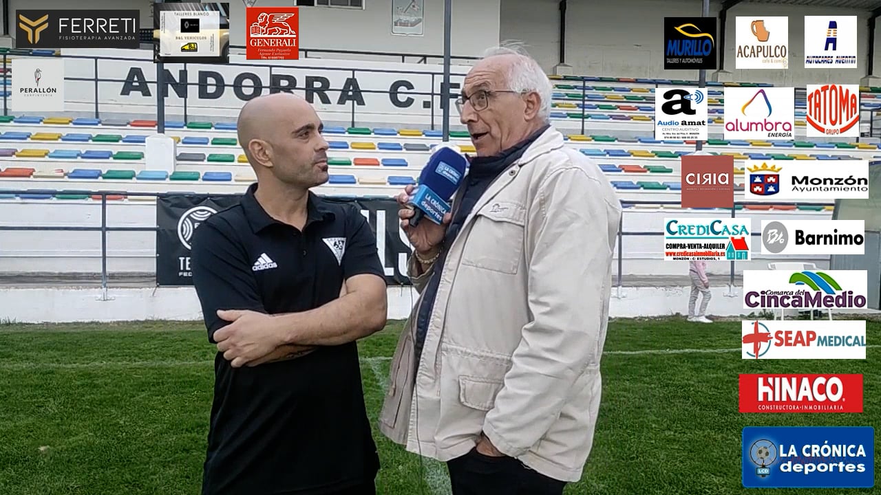 CARLOS  GIL ( Entrenador Andorra )  Andorra 2-1 At.Monzón Alumbra / J-6 / 3ª RFEF