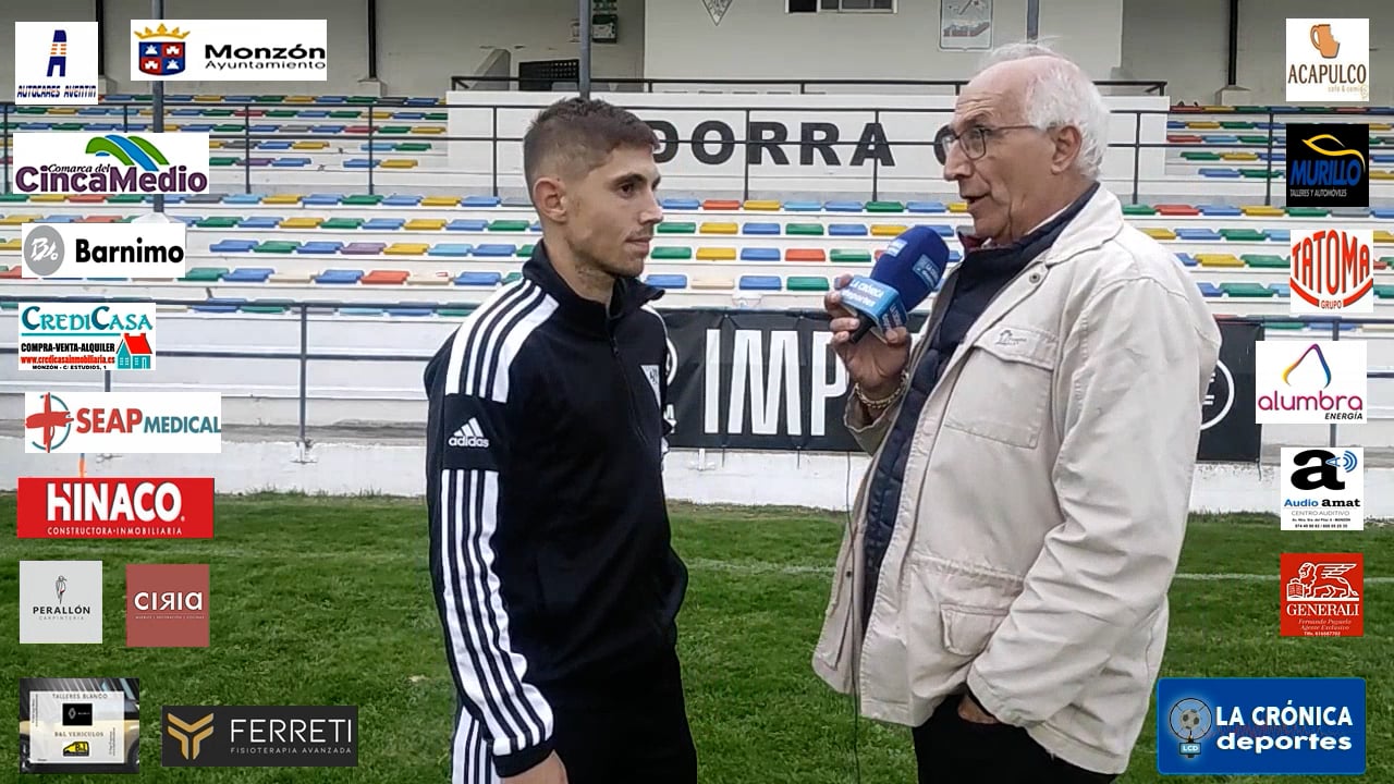 ALBERTO  VILLANUEVA ( Jugador Andorra )  Andorra 2-1 At.Monzón Alumbra / J-6 / 3ª RFEF