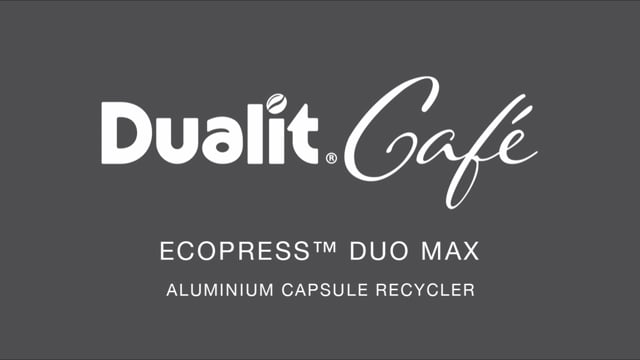 Dualit EcoPress Duo Max Aluminium Capsule Recycler