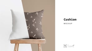 Square Cushion Mockup, a Household Mockup by LinnestCreative (Thumbnail 5 of 5)