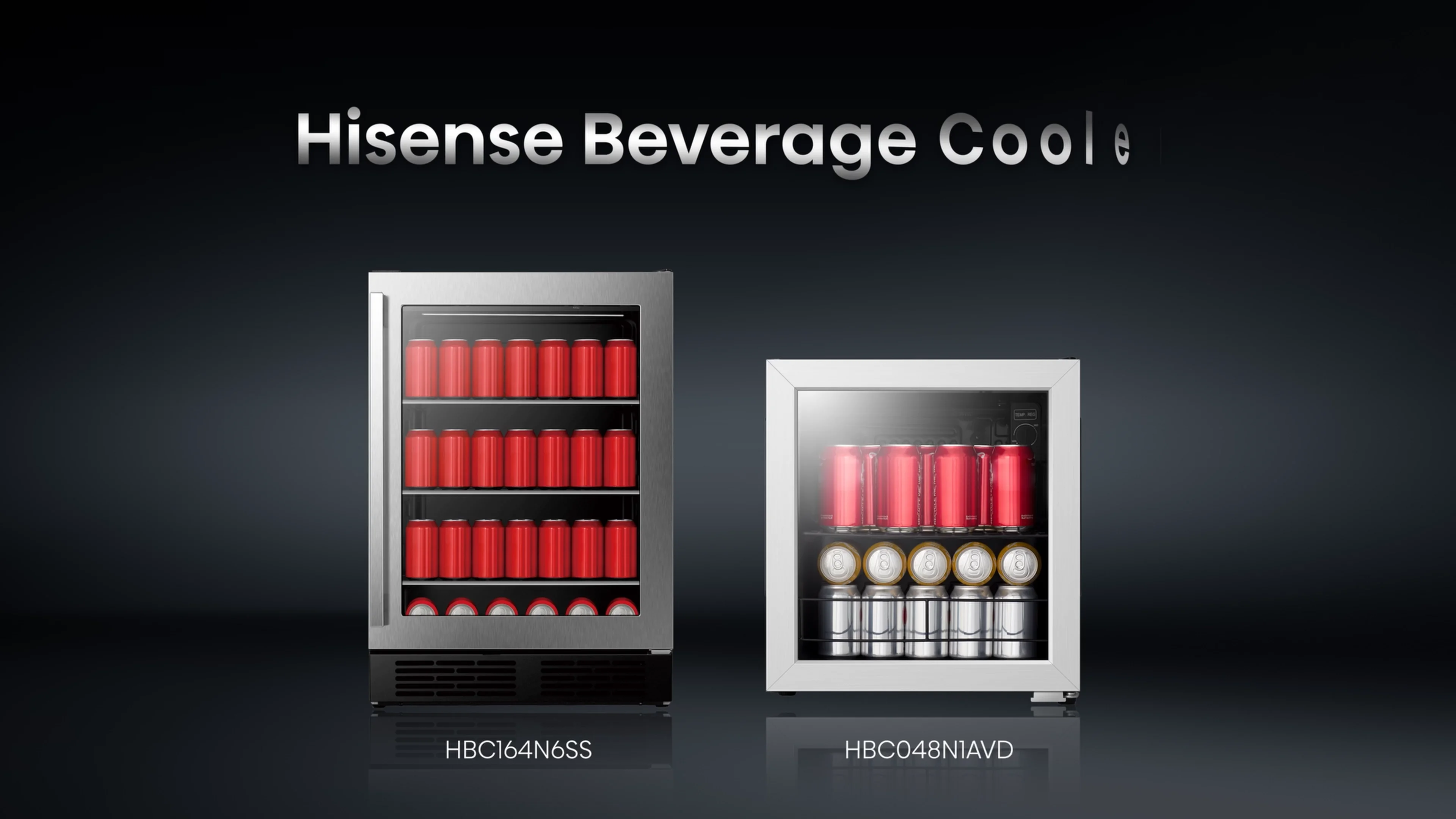 Hisense 5.4 Cu. Ft. Beverage Cooler (HBC164N6SS) Hisense 5.4 Cu. Ft. Beverage Cooler (HBC164N6SS)
