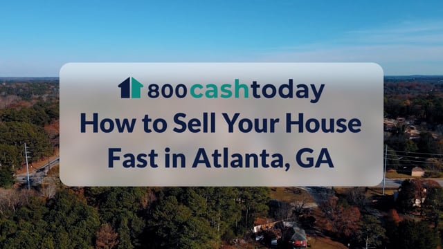 Sell Your House Fast in Atlanta, GA