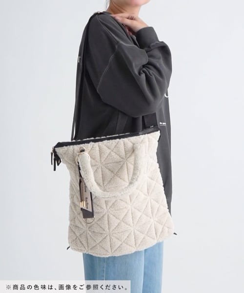 A4サイズ収納可]チャームツキボアキルトトート | [公式]ベイフロー