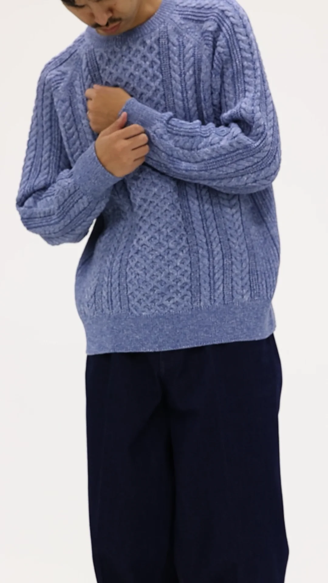 アラン柄】ケーブルニット|DESIGNWORKS (MEN'S) / デザインワークス アラン柄】ケーブルニット|DESIGNWORKS (MEN'S) / デザインワークス