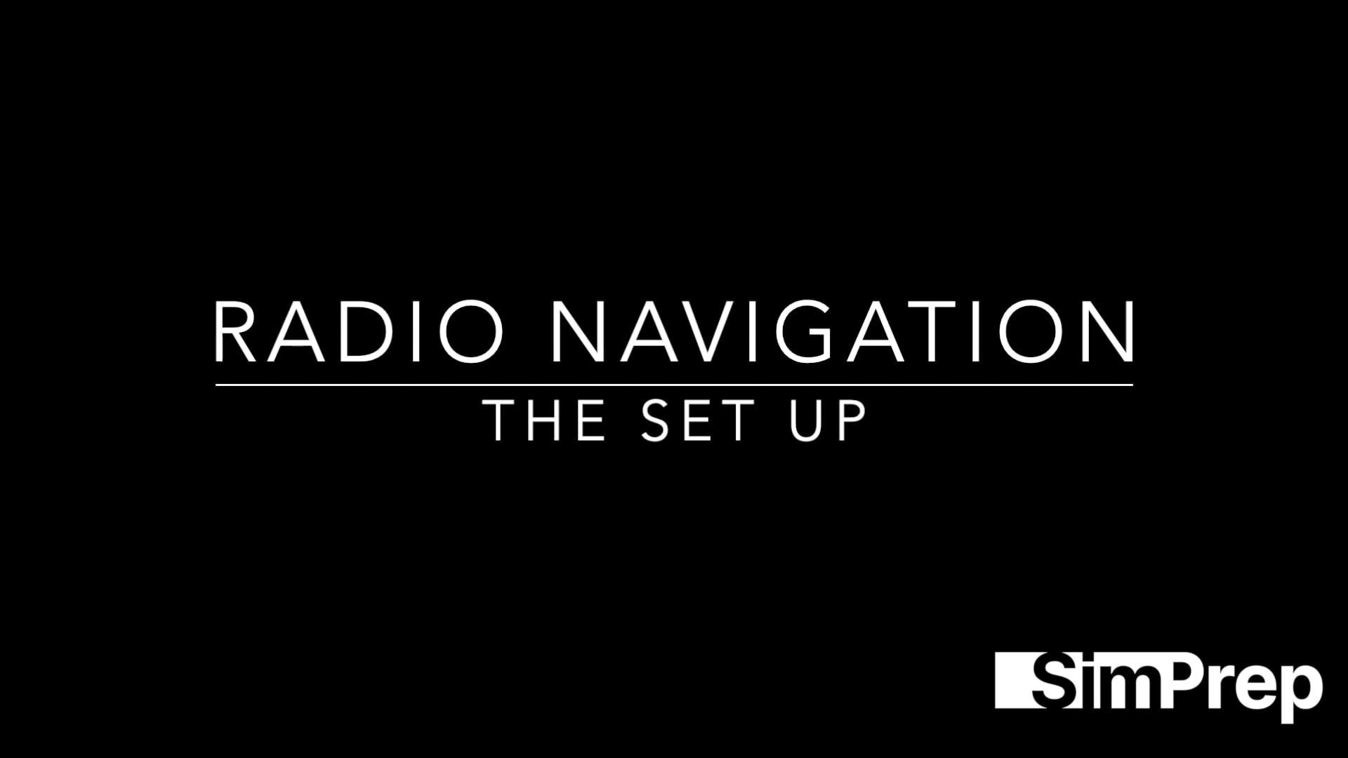 Radio Navaid Set Up SP